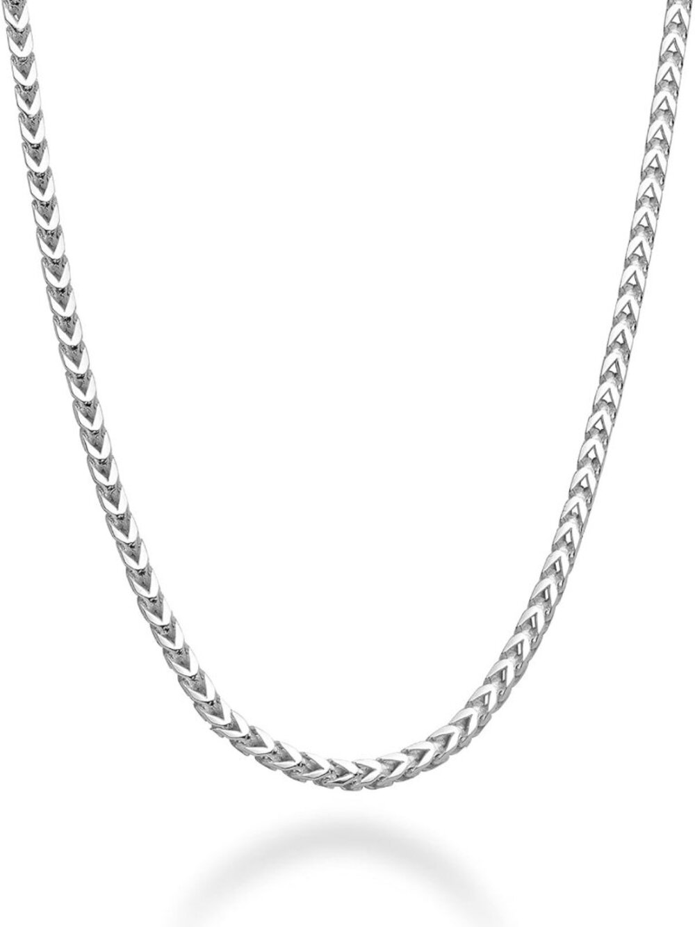 Sterling Silver 925 Franco Box Chain Necklace for Men & Women - Elegant Jewelry